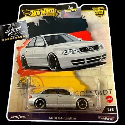 Buy HOT WHEELS World Tour Premium Audi S4 Quattro B5 Car Culture 1:64 Diecast NEW • 13.99£