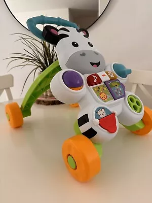 Buy Fisher-Price Learn With Me Zebra Walker, First Steps Baby Walker Push Along Toy • 7.50£