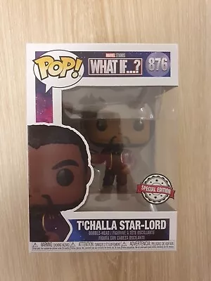 Buy #876 T'Challa Star-Lord Unmasked Marvel What If..? Funko POP • 4.99£