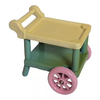Buy Fisher Price Loving Family Dollhouse 1993 Play Set Kitchen Tea Cart Piece  • 4.66£