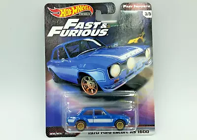 Buy Hot Wheels Fast & Furious Ford Escort RS1600 Fast Imports Sealed 1:64 • 18.95£