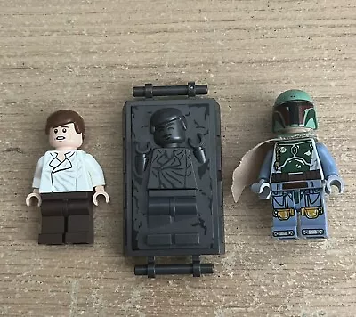 Buy LEGO Star Wars Minifigures Boba Fett. SW0711 + Han Solo Carbonite.  • 15.60£