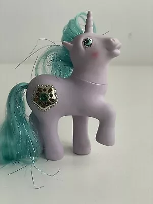 Buy Vintage 1980s G1 Hasbro 87 My Little Pony - Princess Sparkle Amethyst Unicorn • 4.99£