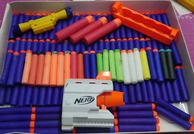 Buy Job Lot Bundle 120 Nerf Gun Darts And Accessories • 15£