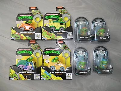 Buy Teenage Mutant Ninja Turtles 4 Rad Rip Racers + 4 Scalers Sent Freepost • 35£