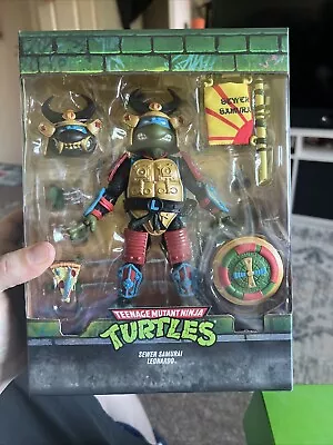 Buy Super7 Teenage Mutant Ninja Turtles  Sewer Samurai Leonardo Figure NEW SEALED • 30£