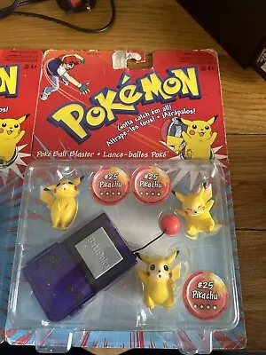 Buy Sealed Hasbro Pokemon Poke Ball Blaster Pikachu And Poliwag Evolution • 20£