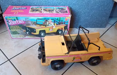 Buy Vintage Mattel 3541 Barbie Jeep Western With Box • 70.81£