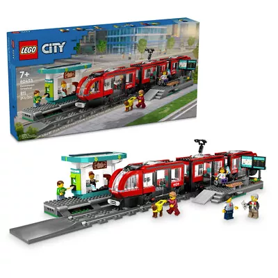 Buy LEGO City 60423 Downtown Tram And Station Age 7+ 811pcs • 77.95£