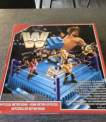 Buy WWE/WWF Official Retro Ring Mattel Retro 2018 Hasbro Style Sealed Box • 79.95£