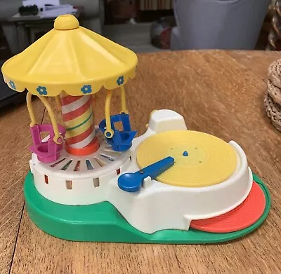 Buy Vintage Retro Fisher Price Change A Tune Musical Merry-Go-Round 70s 80s Toy • 7£
