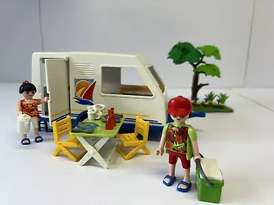 Buy Playmobil 3236 Vintage Caravan Complete Unboxed • 12£