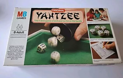 Buy MB Games Vintage 1982 Original Yahtzee Dice Game - Complete And With Instruction • 14.99£