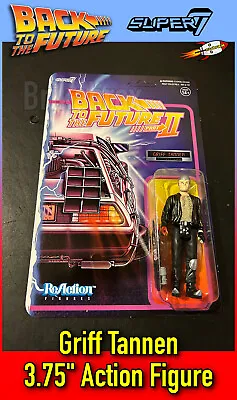 Buy Reaction Super 7 Back To The Future Part II Griff Tannen 3.75  Action Figure New • 9.99£