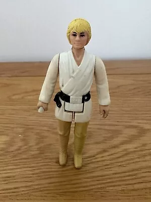 Buy Vintage Star Wars 1977 Luke Skywalker Farm Boy Yellow Hair No Lightsaber • 4.20£