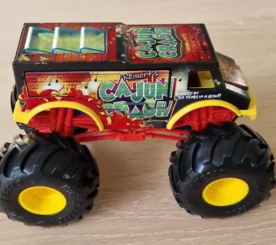 Buy Hot Wheels Monster Trucks Oversized Cajun Crash 1/24 Scale • 6.99£