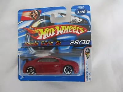 Buy Hot Wheels 2006 First Editions Honda Civic SI Dark Red Mint In Short Card • 3.99£