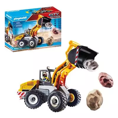Buy Playmobil City Action Wheel Loader Kids Truck Construction Pretend Playset 70445 • 24.99£