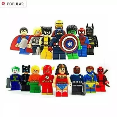 Buy Marvel Avengers Super Heroes 16Pcs Mini Figures Dc Set Fit Gift  New UK • 7.99£
