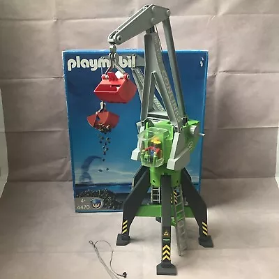 Buy Playmobil 4470 Harbour Crane Vintage Boxed Complete • 34.99£