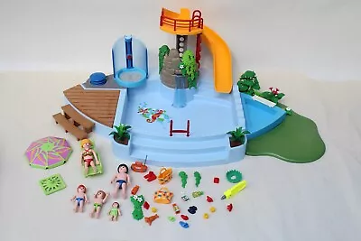 Buy Playmobil 4858 Swimming Pool WITH FIGURES & PUMP HUGE JOBLOT BUNDLE NOT BOXED D5 • 25£