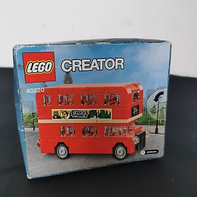 Buy Lego Creator Iconic London Bus. Retired Set 40220, New & Sealed. Lego London Bus • 14.99£