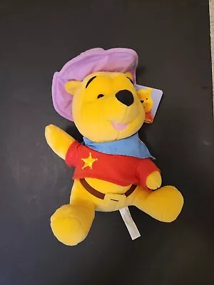 Buy New Winnie The Pooh Cowboy Disney Vintage 11  Soft Toy Woody Pooh Fisher Price • 9.89£