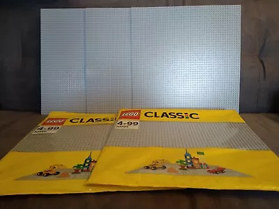 Buy  2 X New & 3 Pre-Owned LEGO CLASSIC: 48x48 Large Grey Baseplate (10701)  • 45.99£