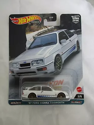 Buy Hot Wheels 2022 Car Culture '87 Ford Sierra Cosworth Real Riders Mint In Card • 9.99£