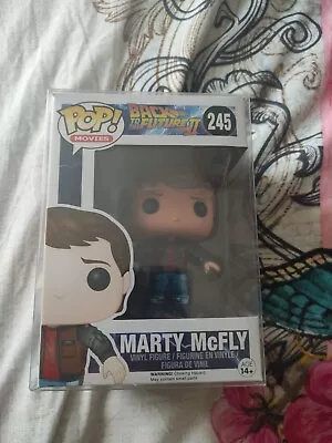 Buy Funko Pop Back To The Future 2 Marty McFly Overboard 245 + Pop Protector  • 50£