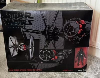 Buy Star Wars The Black Series First Order Special Forces Tie Fighter Hasbro #01 • 100£