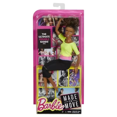 Buy Barbie Made To Move Gymnastic Posable Doll - DHL83 • 17.99£