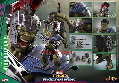 Buy New Hot Toys MMS430 Thor's Hammer, Gladiator, Hulk. 1/6 Scale Collector's Figure • 788.19£