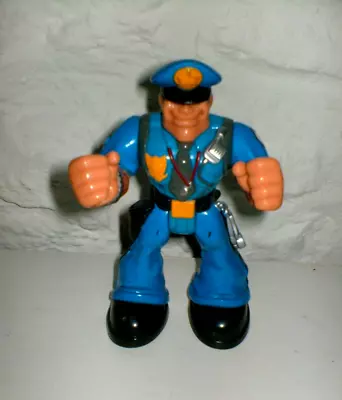 Buy Fisher Price 1998 Rescue Heroes  Sergeant Siren Figure Toy  Moveable Arms + Legs • 7.50£