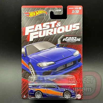 Buy Hot Wheels Nissan Silvia S15 Blue Fast And Furious Tokyo Drift Serie 1 3/10 • 9.50£