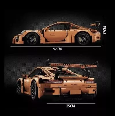 Buy NOT LEGO Technic Porsche GT3 RS Supercar High Quality Build 42056 • 84.99£