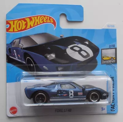 Buy Hot Wheels Blue Ford Gt-40. Factory Fresh 2024 • 6.43£