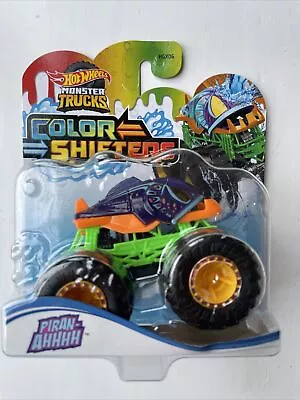 Buy Hot Wheels Monster Trucks   PIRAN-AHHHH  Color Shifters   Rare & New !! • 10.99£