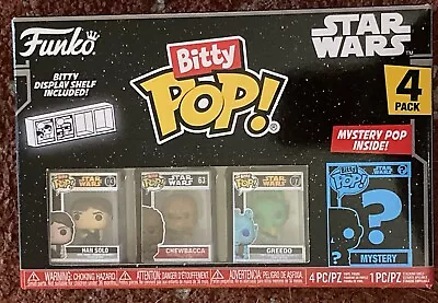 Buy Funko Bitty POP! Han Solo Star Wars 4-pack Vinyl Figures New • 7.99£