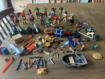 Buy Playmobil Pirate Figures, Accessories, Weapons, Treasure Etc Collection Lot • 12.50£