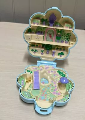 Buy 1990 Vintage Polly Pocket Blue Flower Shop Compact Playset No Figures • 11.18£