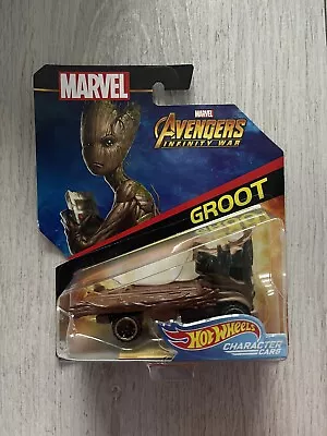 Buy RARE 2017 HOT WHEELS GROOT Marvel Avengers Infinity War Character Cars • 29.99£