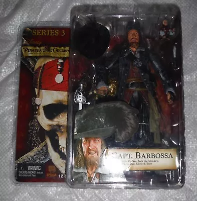 Buy NECA Pirates Of The Caribbean Series 3 CAPTAIN BARBOSSA Action Figure New • 64.99£