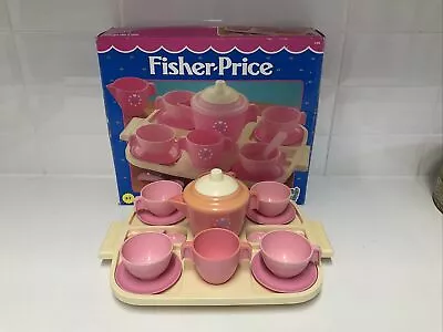 Buy Vintage 1992 Fisher Price Mini Chef Tea Set And Tray With Original Box • 16£