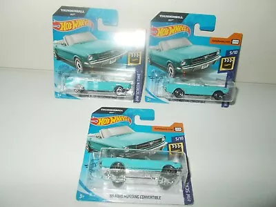 Buy Hot Wheels James Bond '65 Ford Mustang Convertible X3 Joblot  Screen Time Moc • 12.99£