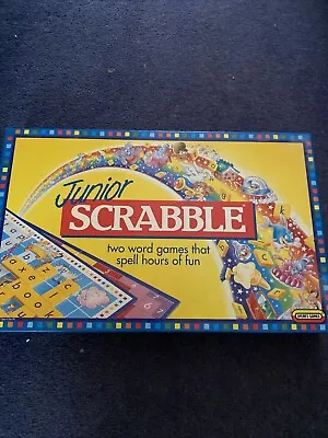 Buy NEW Junior Scrabble Board Game Mattel, 2 Word Game In One Kids Fun Play Learn • 8£