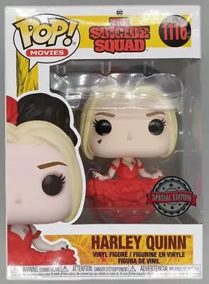 Buy Funko POP #1116 Harley Quinn (Dress) The Suicide Squad - Damaged Box + Protector • 14.99£