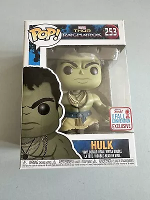 Buy Funko Pop! Hulk #253 Thor Ragnarok  2017 Fall Convention Exclusive Marvel Sale!! • 5.50£