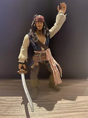 Buy Pirates Of The Caribbean Captain Jack Sparrow 7  Inch Figure Zizzle Disney SWORD • 5.99£