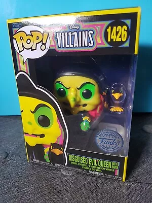 Buy Funko Pop! Disney 1426 Disguised Evil Queen Black Light Special Edition Figure • 15.99£